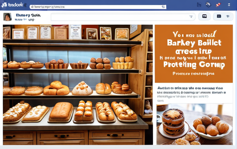 **

"A lively Facebook group page showcasing a local bakery, featuring a post about a tasting event. The interface is bright and friendly, with comments and shares from community members. Focus on warm colors and inviting visuals, showing engagement and interaction."

**